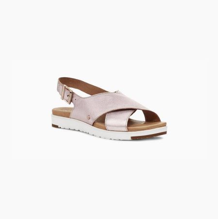 UGG Kamile Metallic Metal Sandals for Women (EHNS69175)